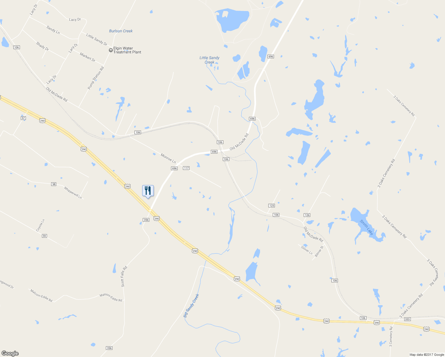 map of restaurants, bars, coffee shops, grocery stores, and more near 272 Old Coach Lane in Elgin