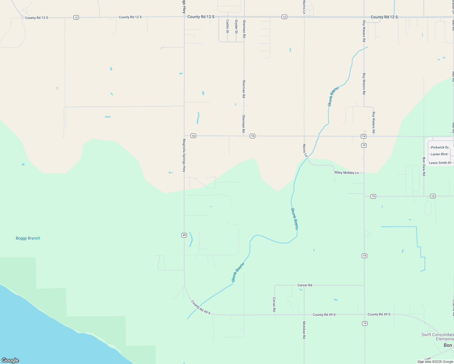 map of restaurants, bars, coffee shops, grocery stores, and more near Springfield Ct in Foley