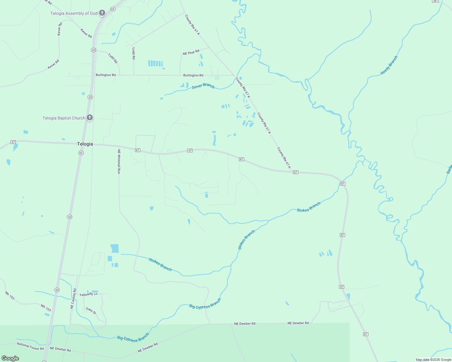 map of restaurants, bars, coffee shops, grocery stores, and more near 18441 Northeast Blueberry Trail in Hosford