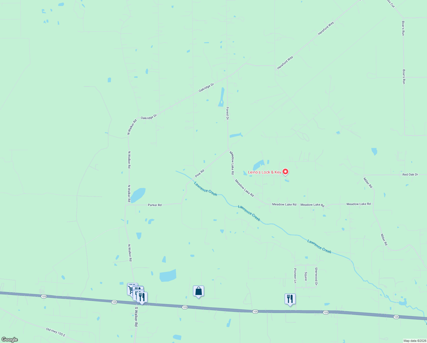 map of restaurants, bars, coffee shops, grocery stores, and more near 3658 Reaves Road in Cleveland