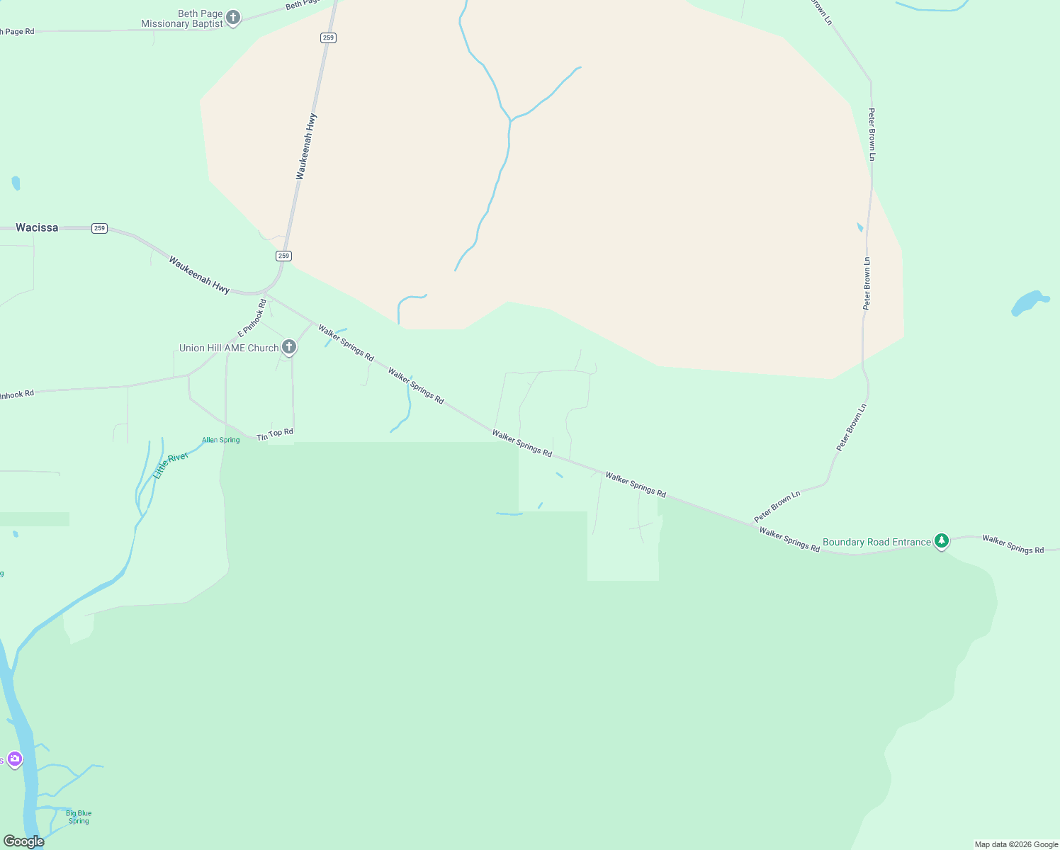 map of restaurants, bars, coffee shops, grocery stores, and more near 62 Horseshoe Road in Monticello
