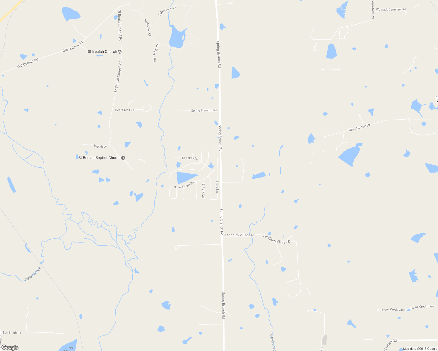 map of restaurants, bars, coffee shops, grocery stores, and more near 5119 Lazy Lane in Montgomery