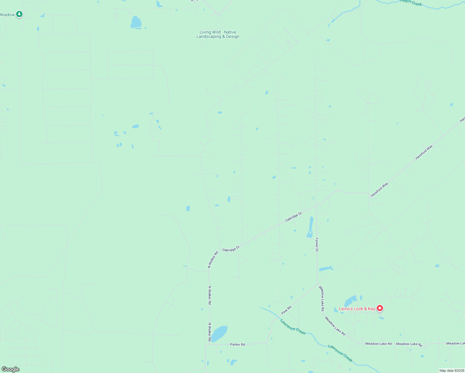 map of restaurants, bars, coffee shops, grocery stores, and more near 6683 Pine Shadows Rd in Cleveland