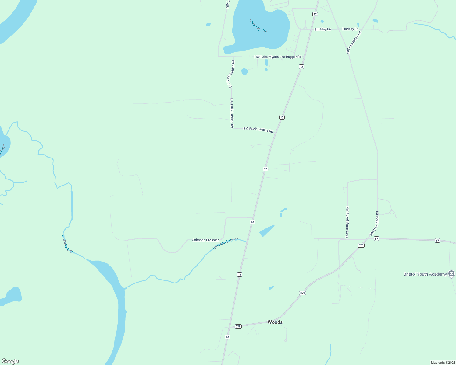 map of restaurants, bars, coffee shops, grocery stores, and more near 17392 Northwest Green Acres Road in Bristol