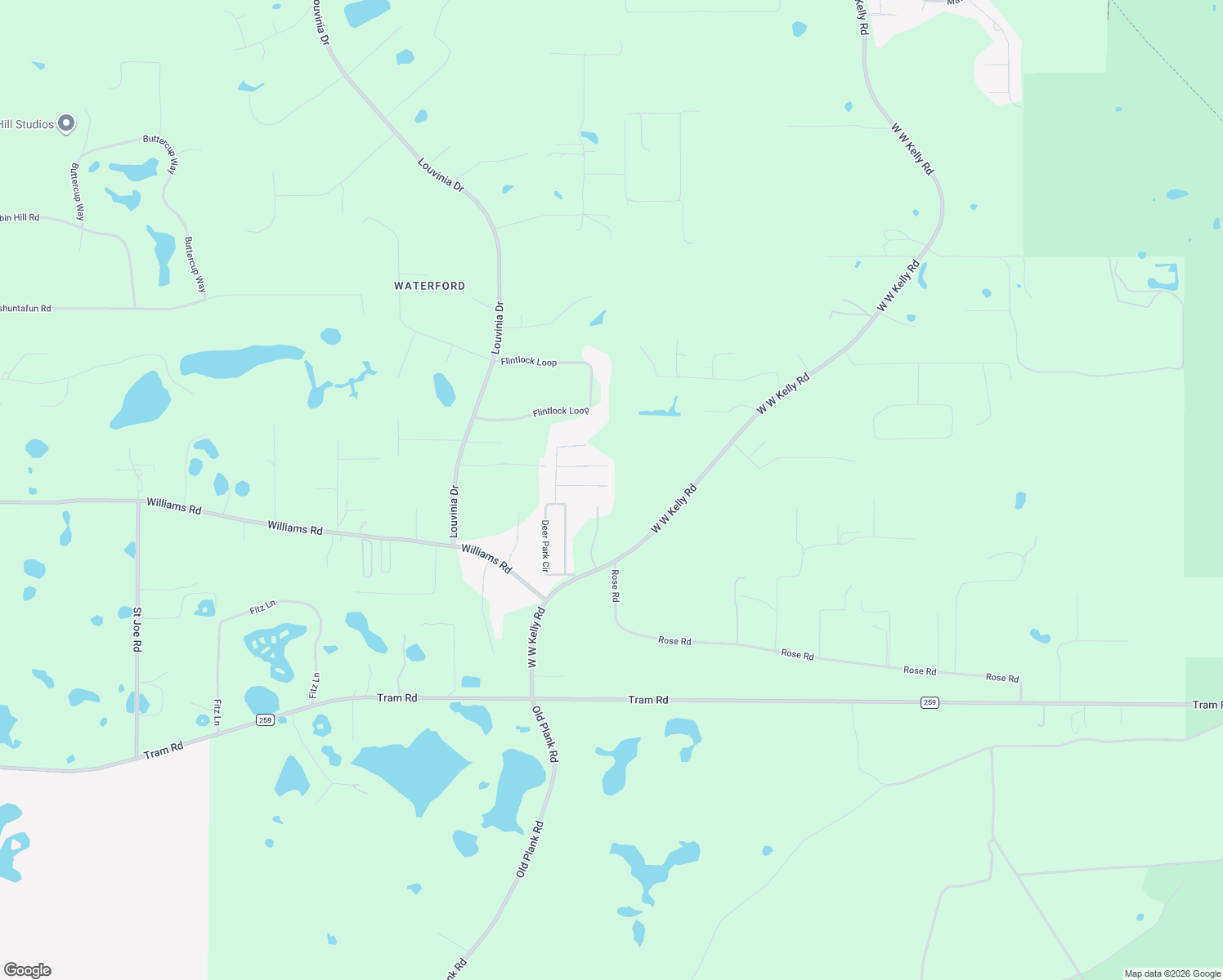 map of restaurants, bars, coffee shops, grocery stores, and more near 9069 Silver Oak Lane in Tallahassee
