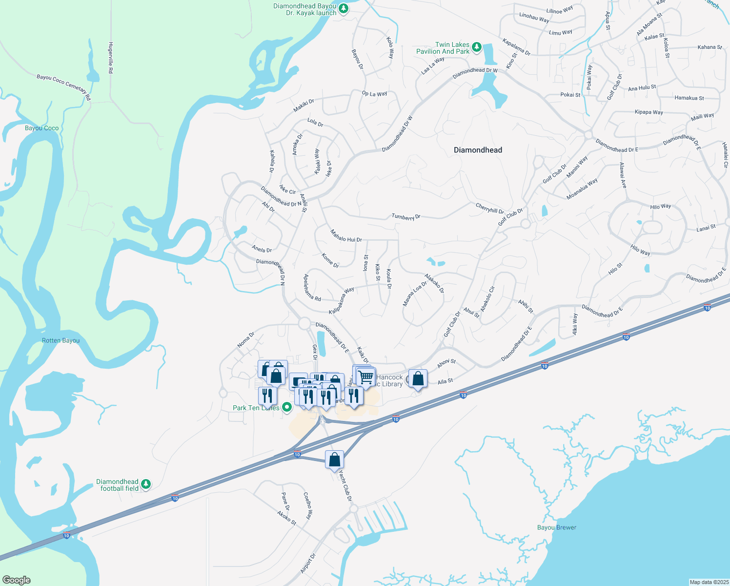 6432 Iona Street, Diamondhead MS Walk Score