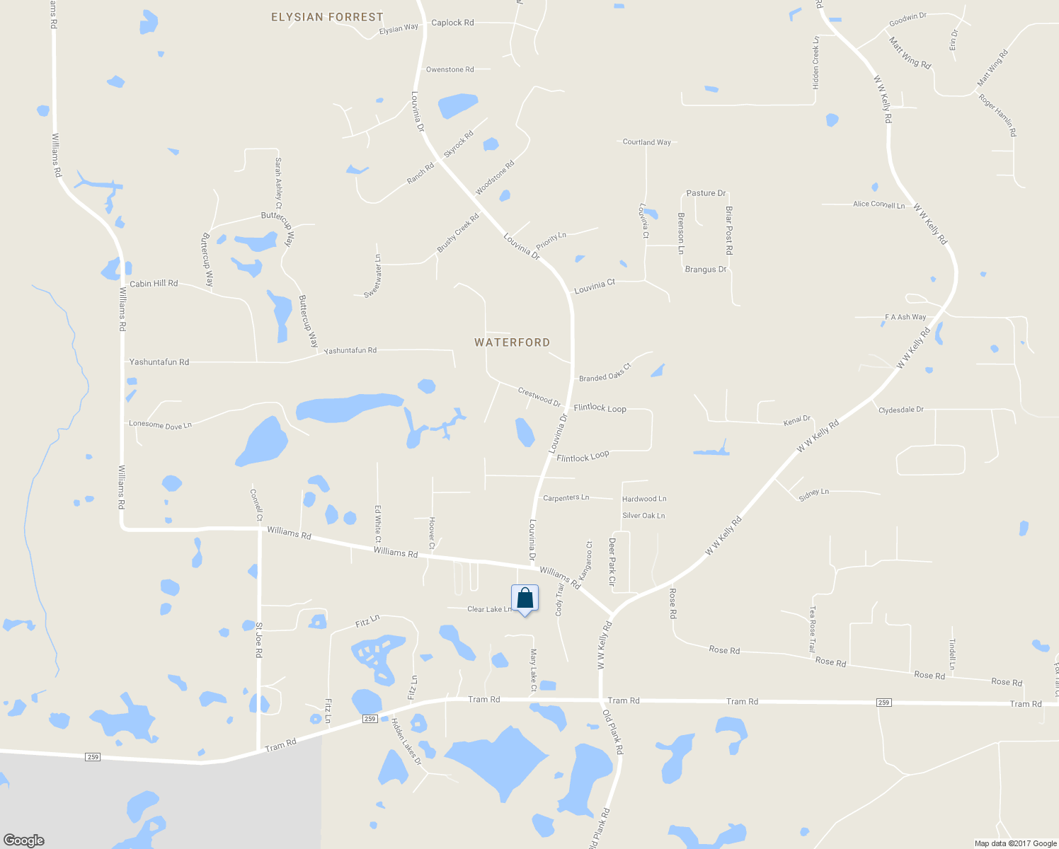 map of restaurants, bars, coffee shops, grocery stores, and more near 5037 Stanwood Court in Tallahassee