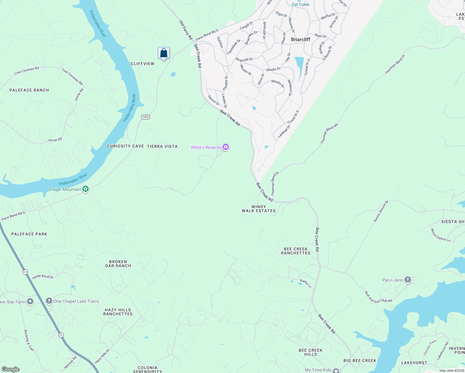 map of restaurants, bars, coffee shops, grocery stores, and more near in Spicewood