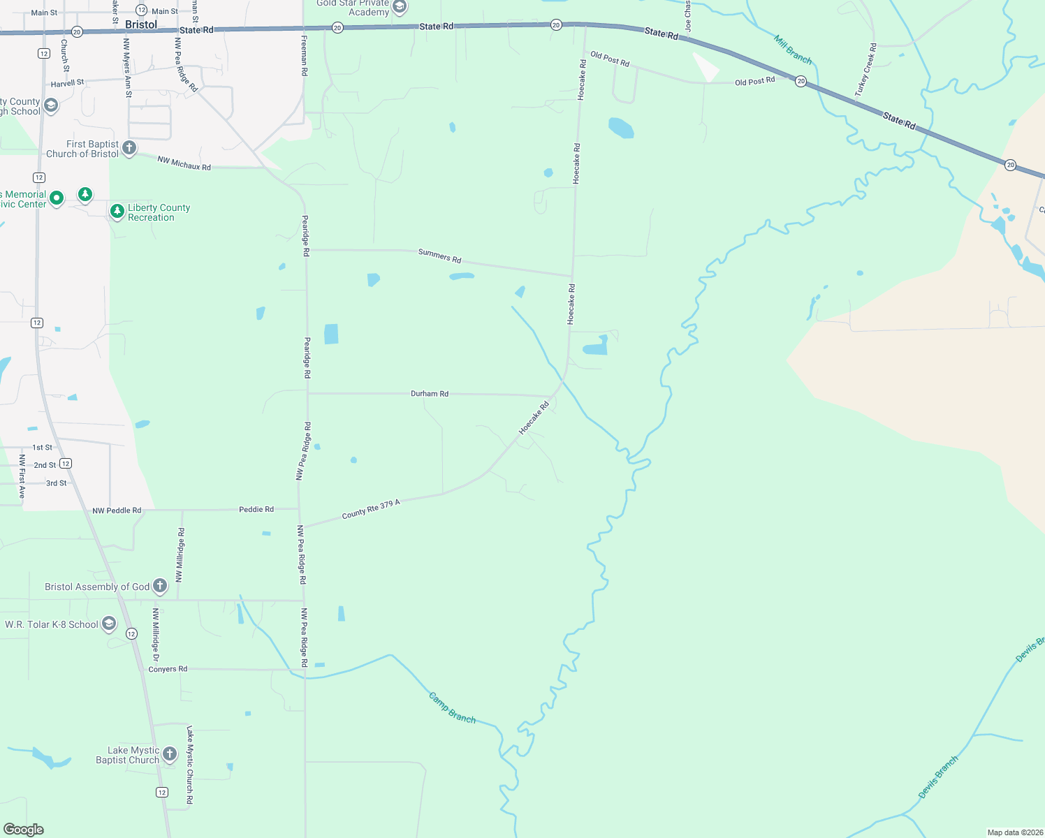 map of restaurants, bars, coffee shops, grocery stores, and more near 14035 Hoecake Road in Bristol