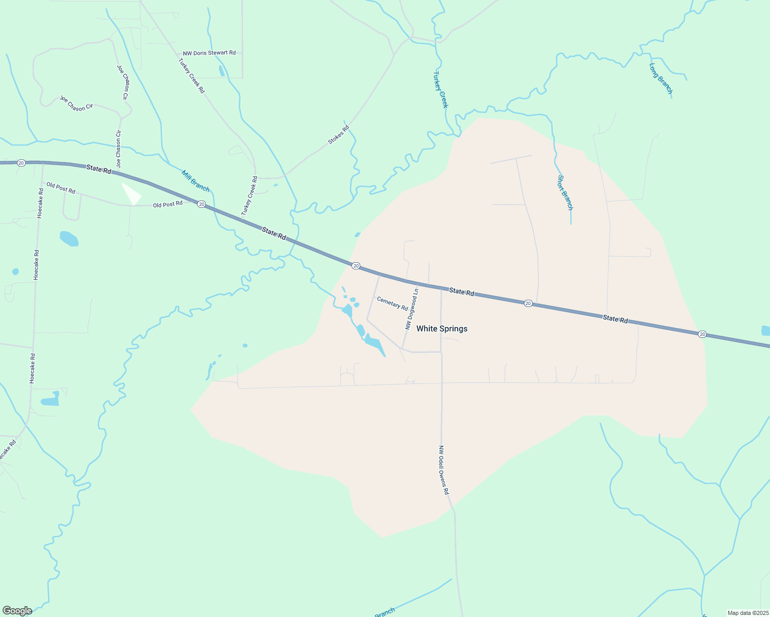 map of restaurants, bars, coffee shops, grocery stores, and more near 13258 White Springs Road in Bristol