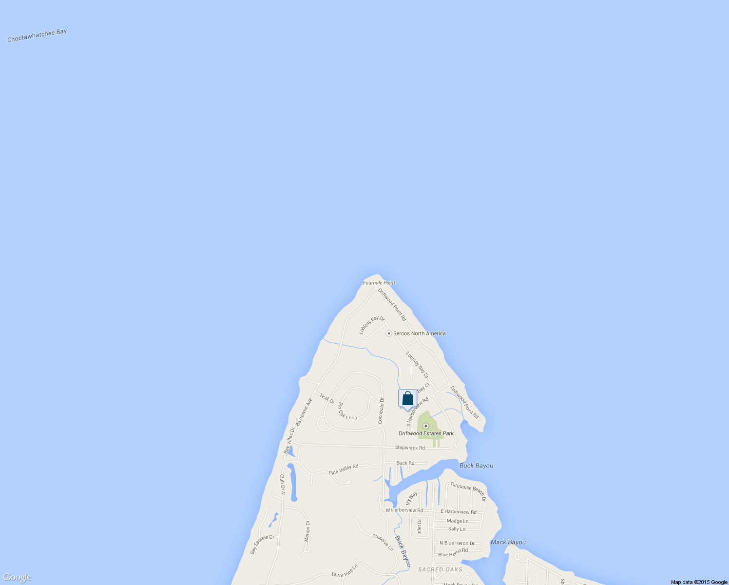 map of restaurants, bars, coffee shops, grocery stores, and more near 690 Driftwood Point Road in Santa Rosa Beach