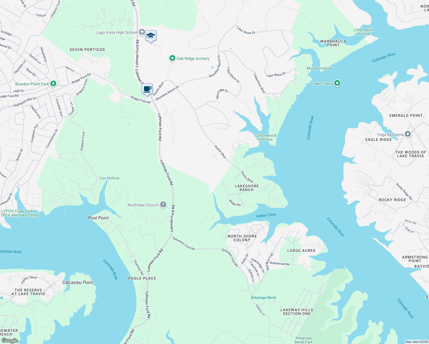 map of restaurants, bars, coffee shops, grocery stores, and more near 4604 Emerald Road in Leander