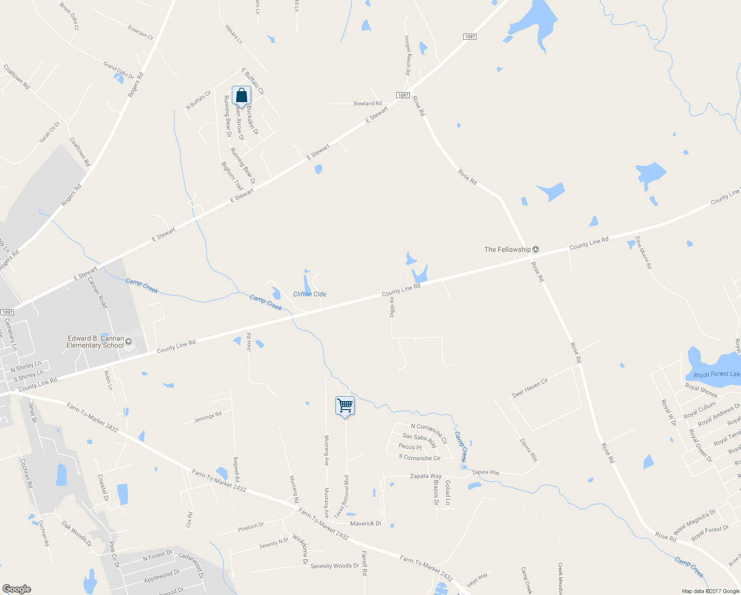 map of restaurants, bars, coffee shops, grocery stores, and more near 8722 County Line Road in Willis