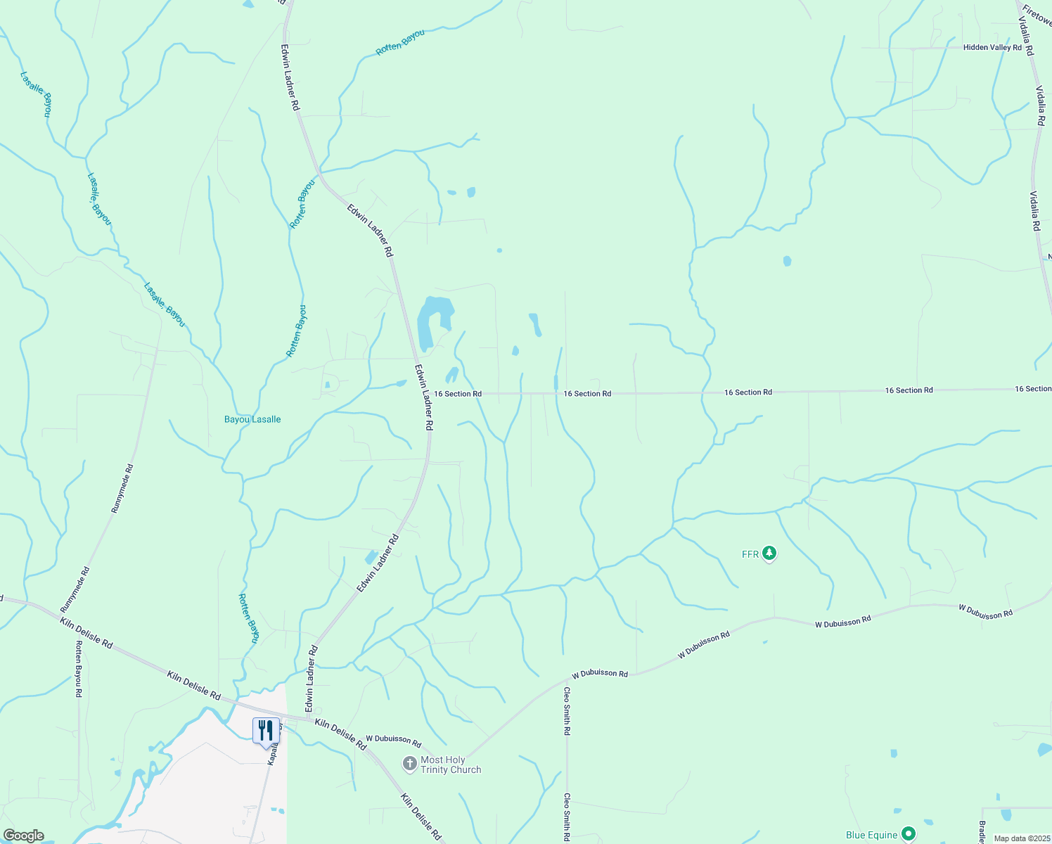 map of restaurants, bars, coffee shops, grocery stores, and more near 10229 Road 308 in Pass Christian