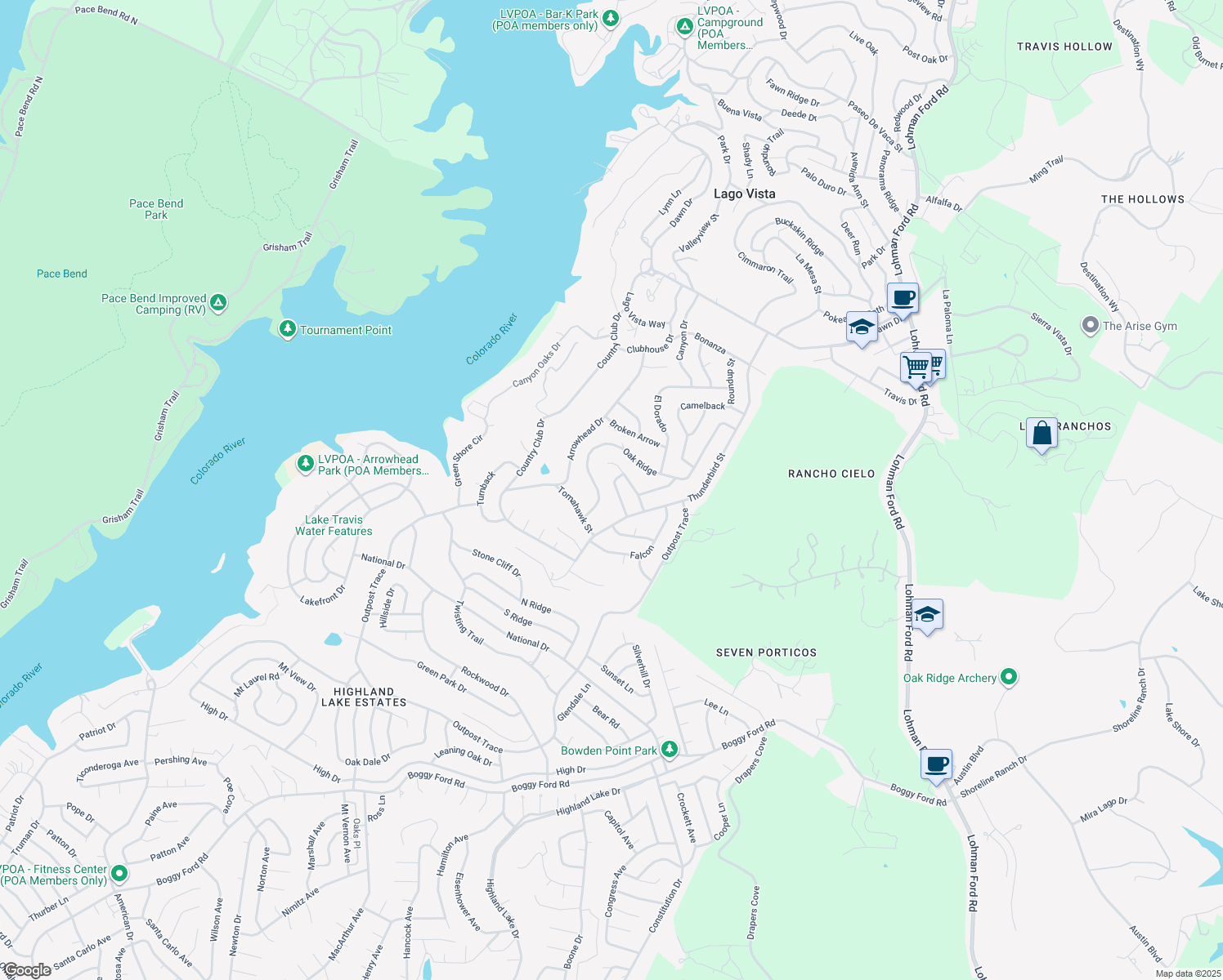 5100 Sundown Street, Lago Vista TX Walk Score