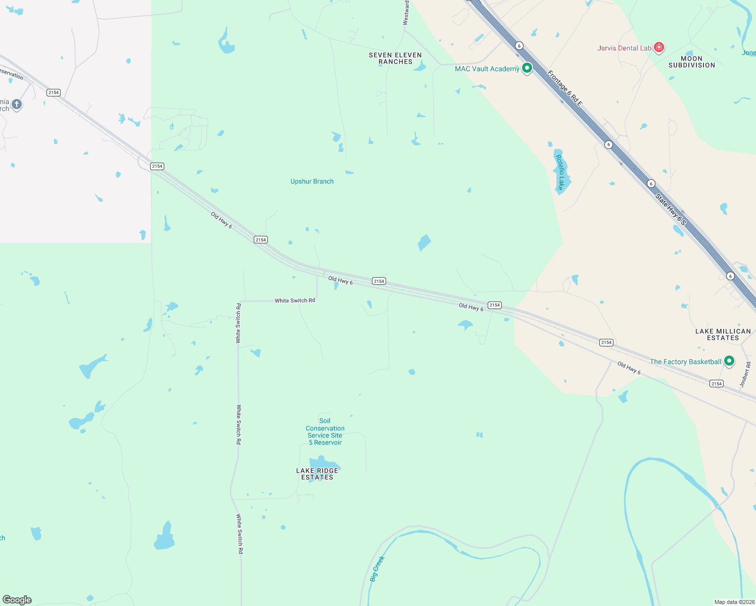 map of restaurants, bars, coffee shops, grocery stores, and more near 2464 Barker Prairie in Navasota