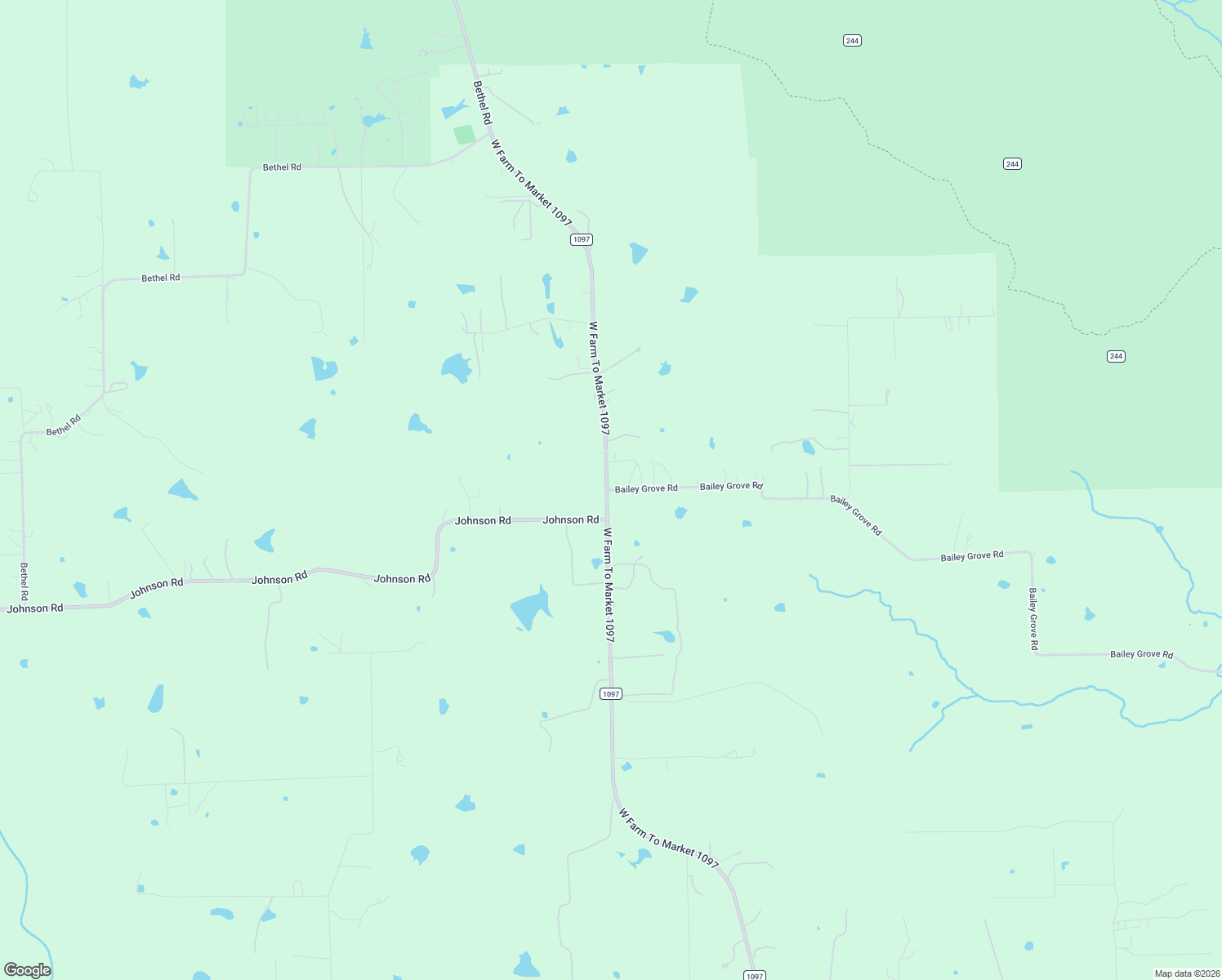 map of restaurants, bars, coffee shops, grocery stores, and more near 24954 Bailey Grove Road in Montgomery