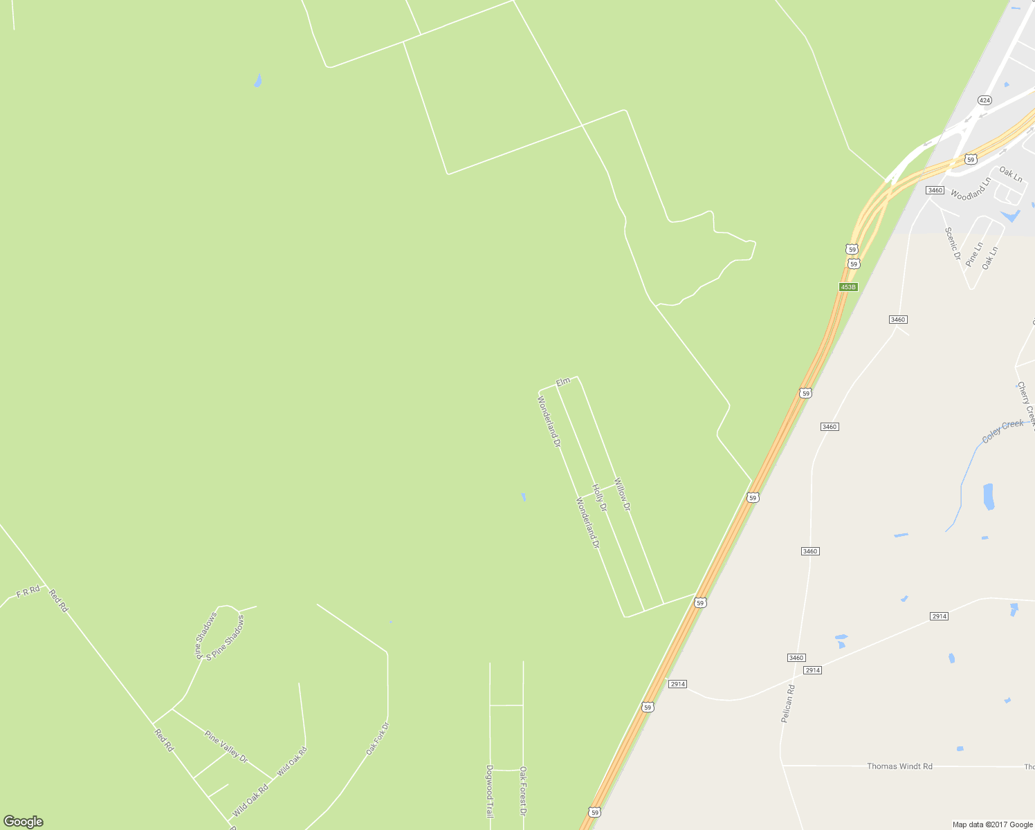 map of restaurants, bars, coffee shops, grocery stores, and more near 801 Wonderland Drive in Shepherd