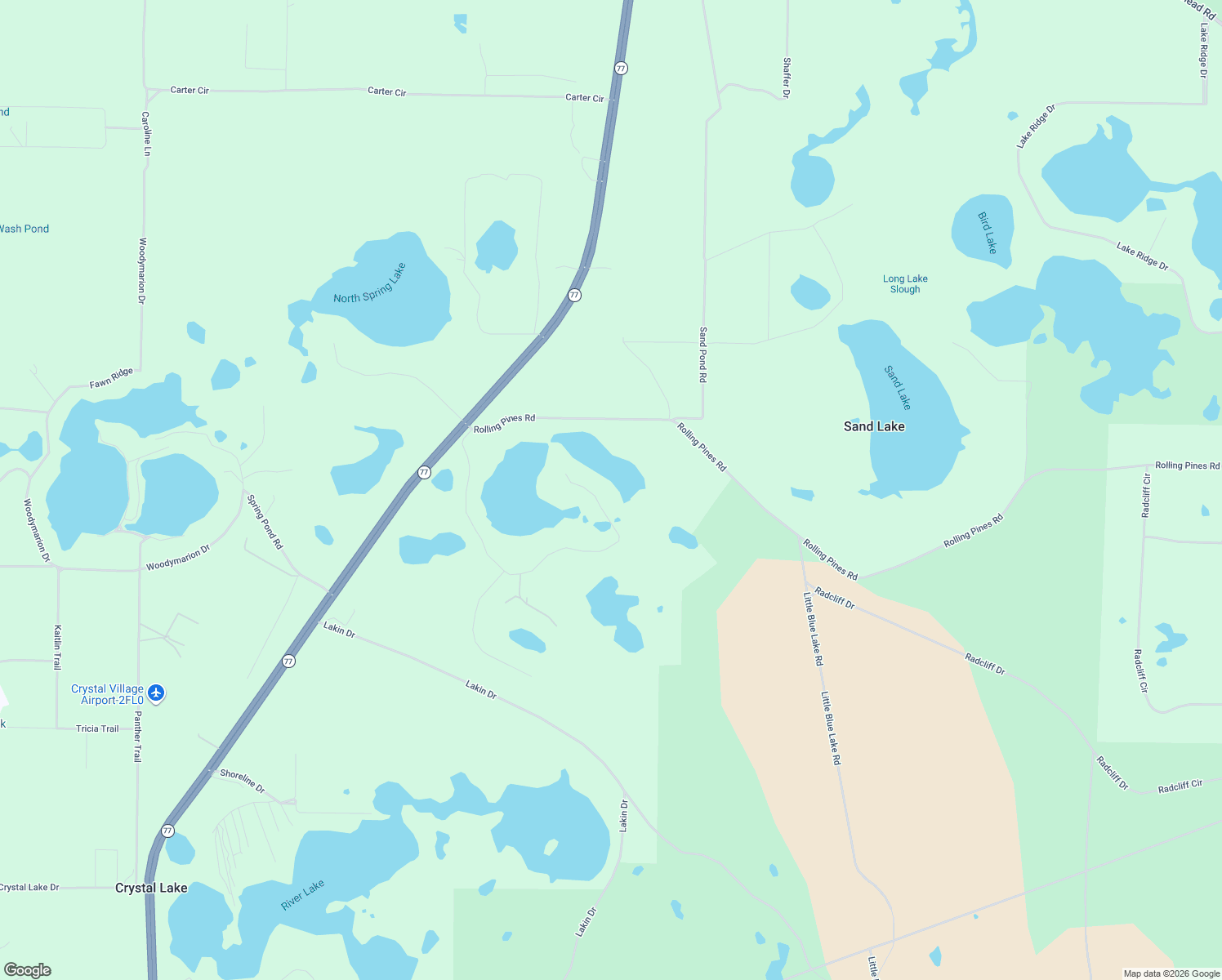 map of restaurants, bars, coffee shops, grocery stores, and more near 5192 Pine Ridge Drive in Chipley