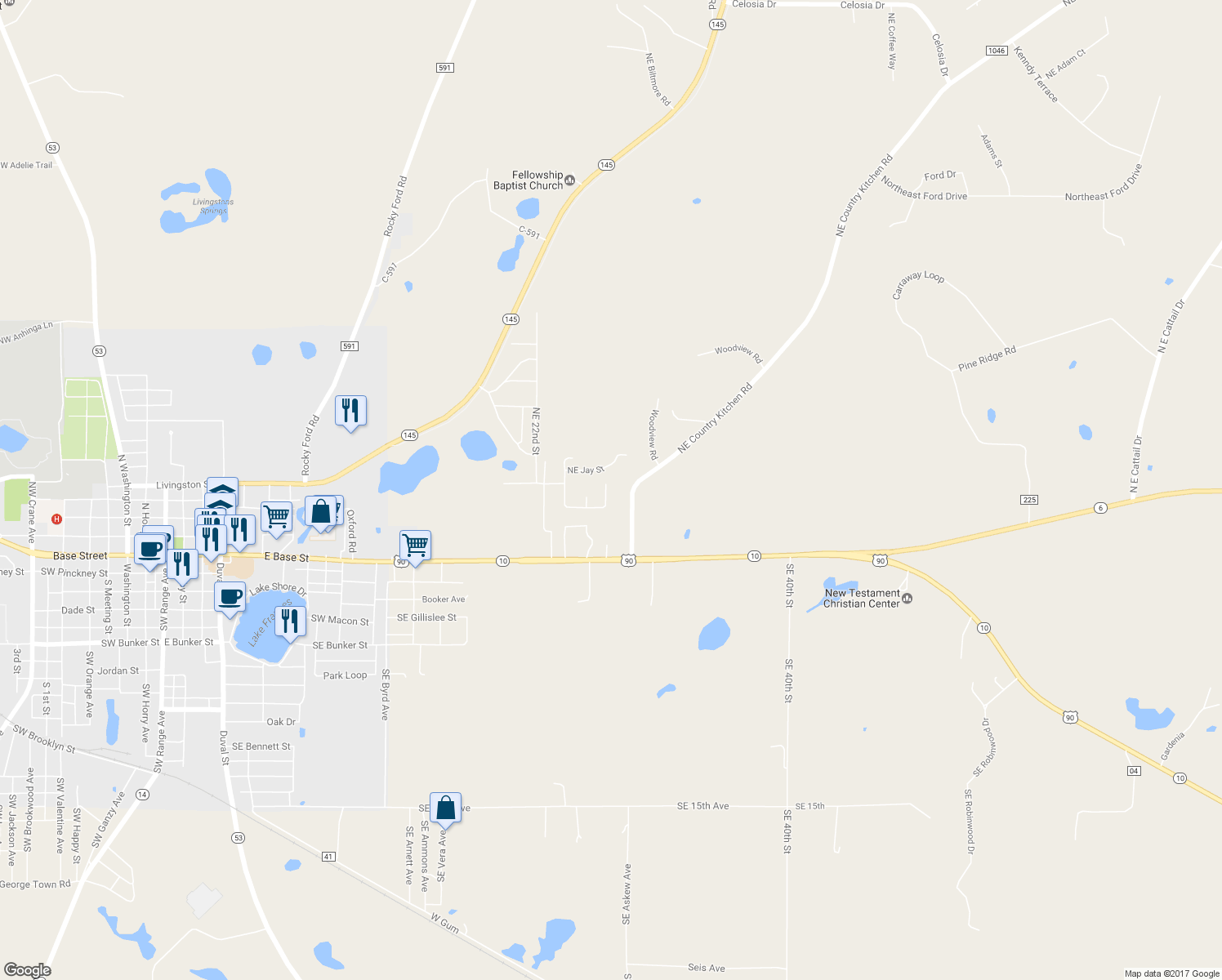 map of restaurants, bars, coffee shops, grocery stores, and more near 362 Northeast Meadow Run Drive in Madison