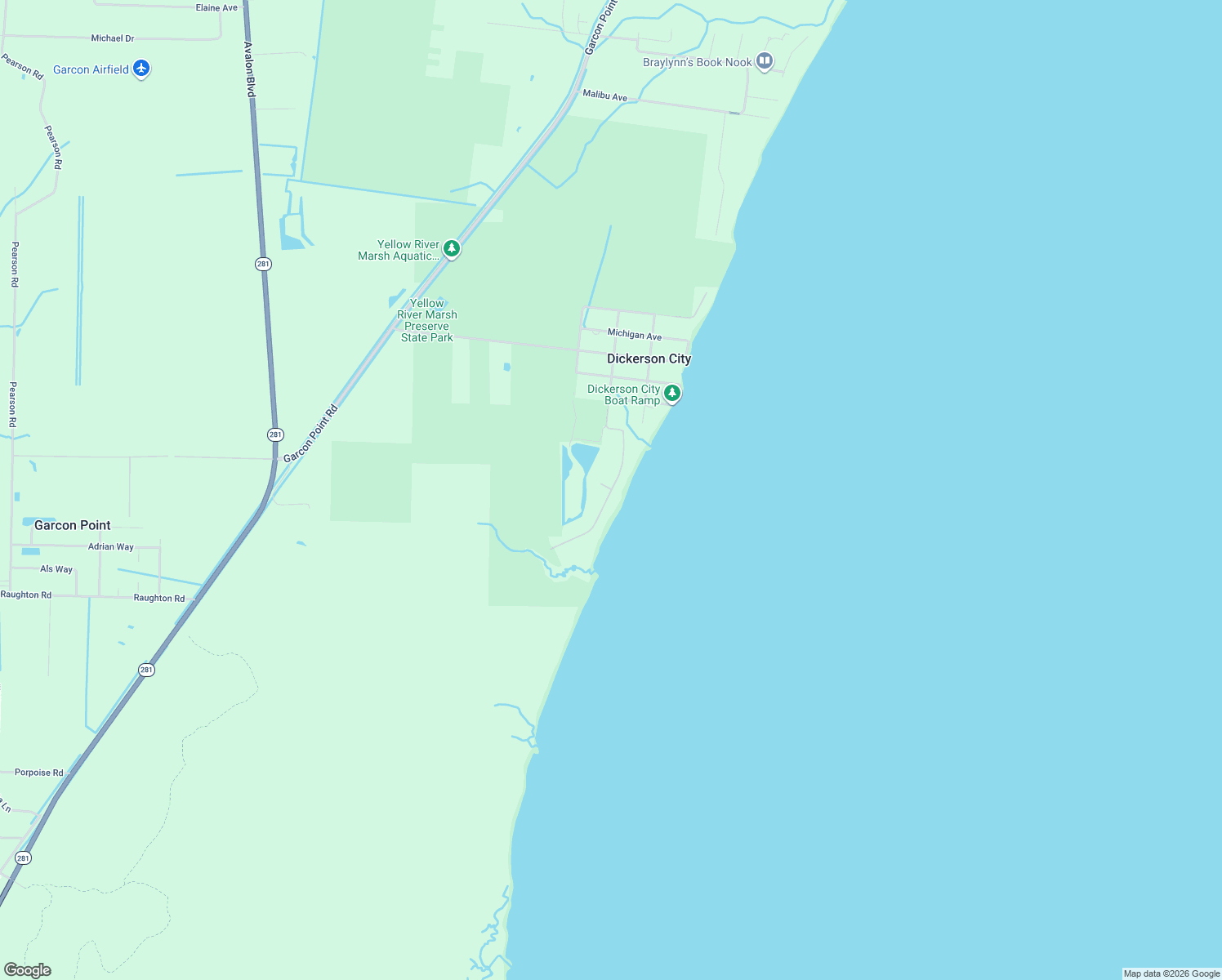 map of restaurants, bars, coffee shops, grocery stores, and more near 1326 2nd Avenue in Bagdad