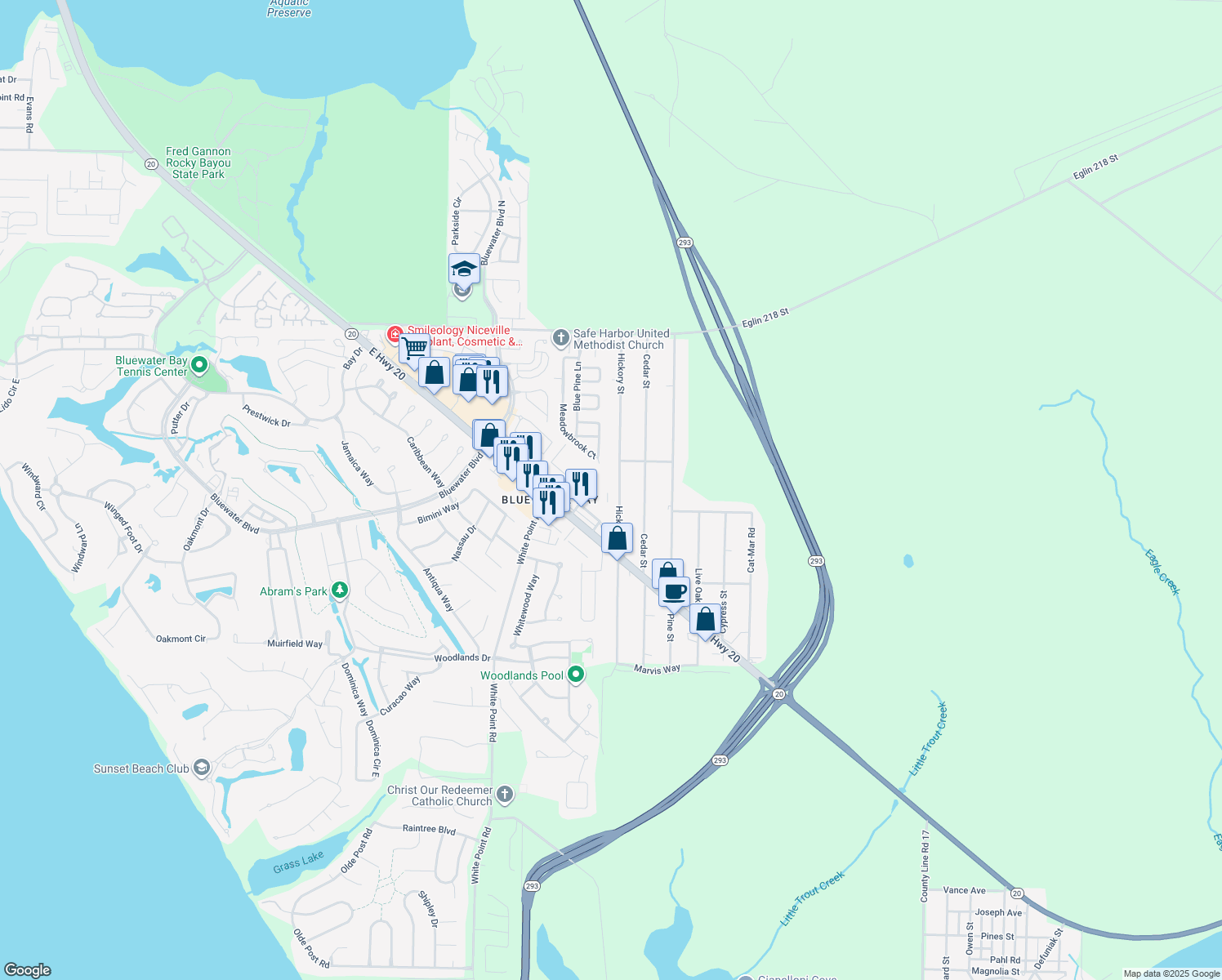 1508 Hickory Street, Niceville FL Walk Score