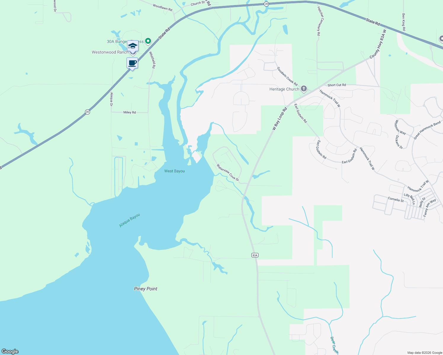 map of restaurants, bars, coffee shops, grocery stores, and more near 224 Dexton King in Freeport