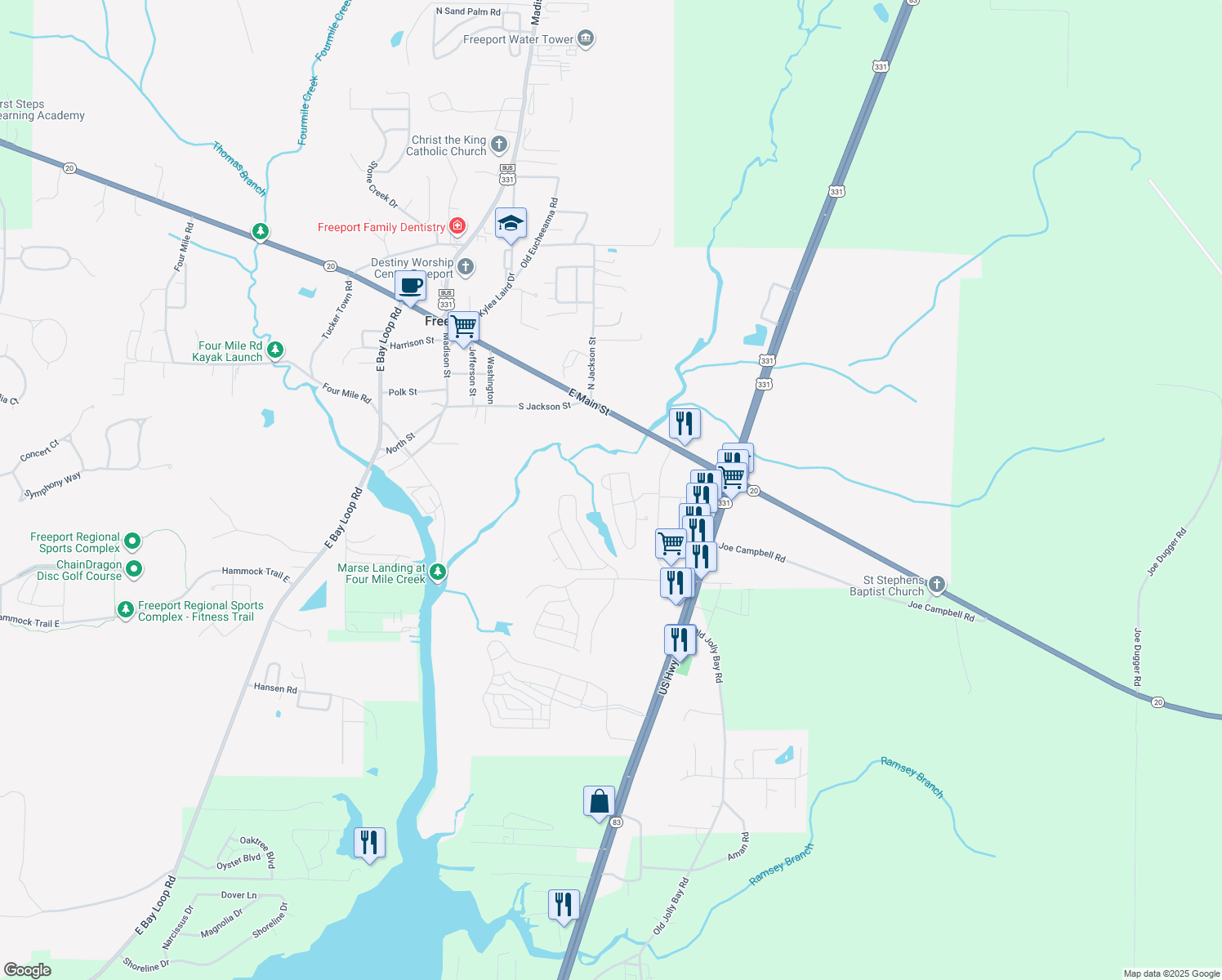 Marsh Landing North Freeport FL - Lng= 86.1275718 