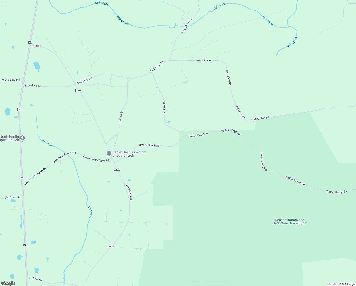 map of restaurants, bars, coffee shops, grocery stores, and more near 8786 Timber Slough Rd in Silsbee