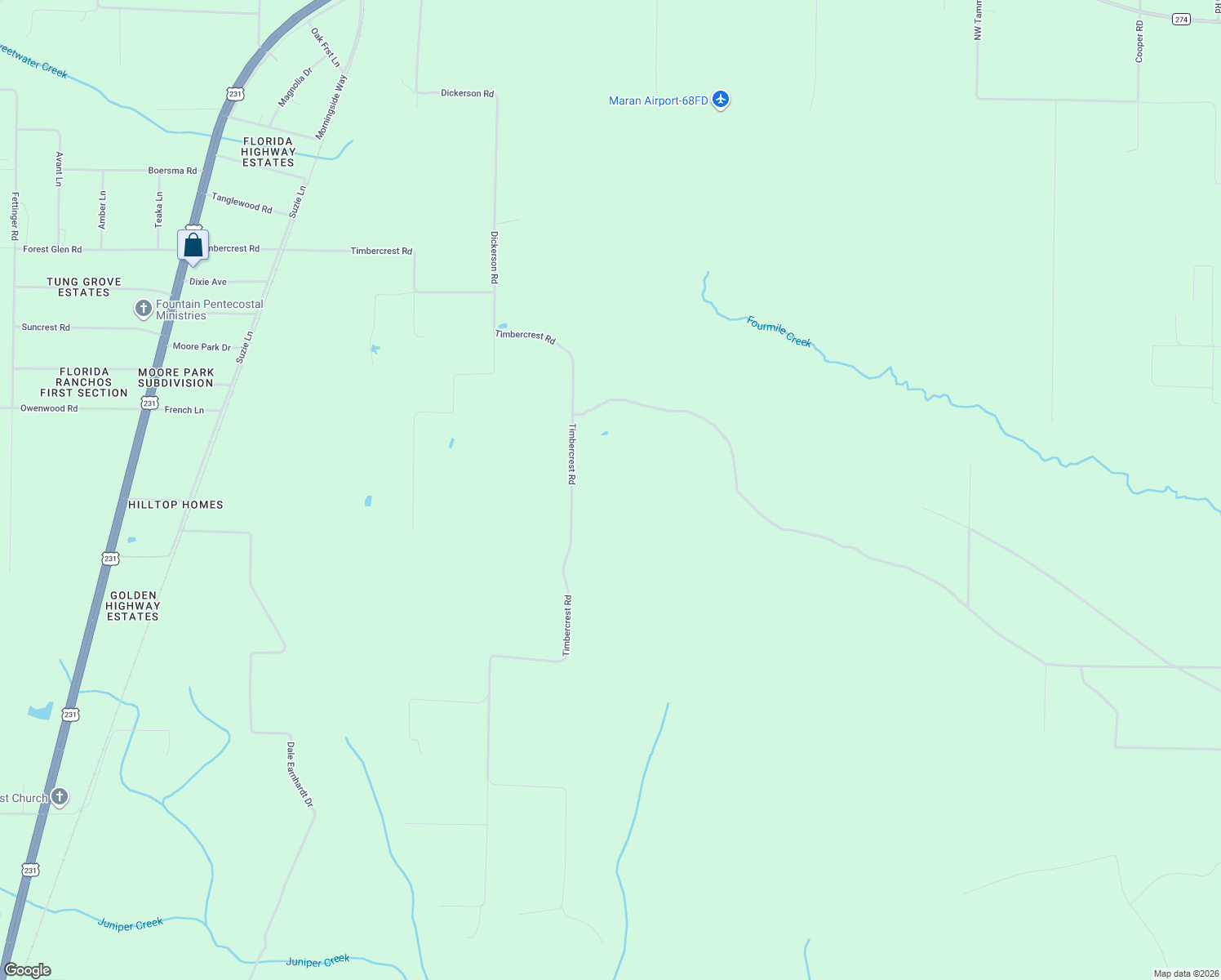 map of restaurants, bars, coffee shops, grocery stores, and more near 19716 Timbercrest Road in Fountain