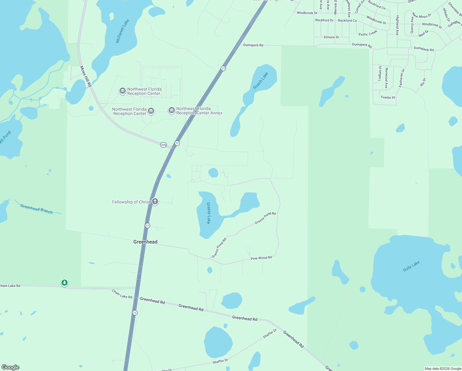 map of restaurants, bars, coffee shops, grocery stores, and more near 4722 Grassy Pond Road in Chipley