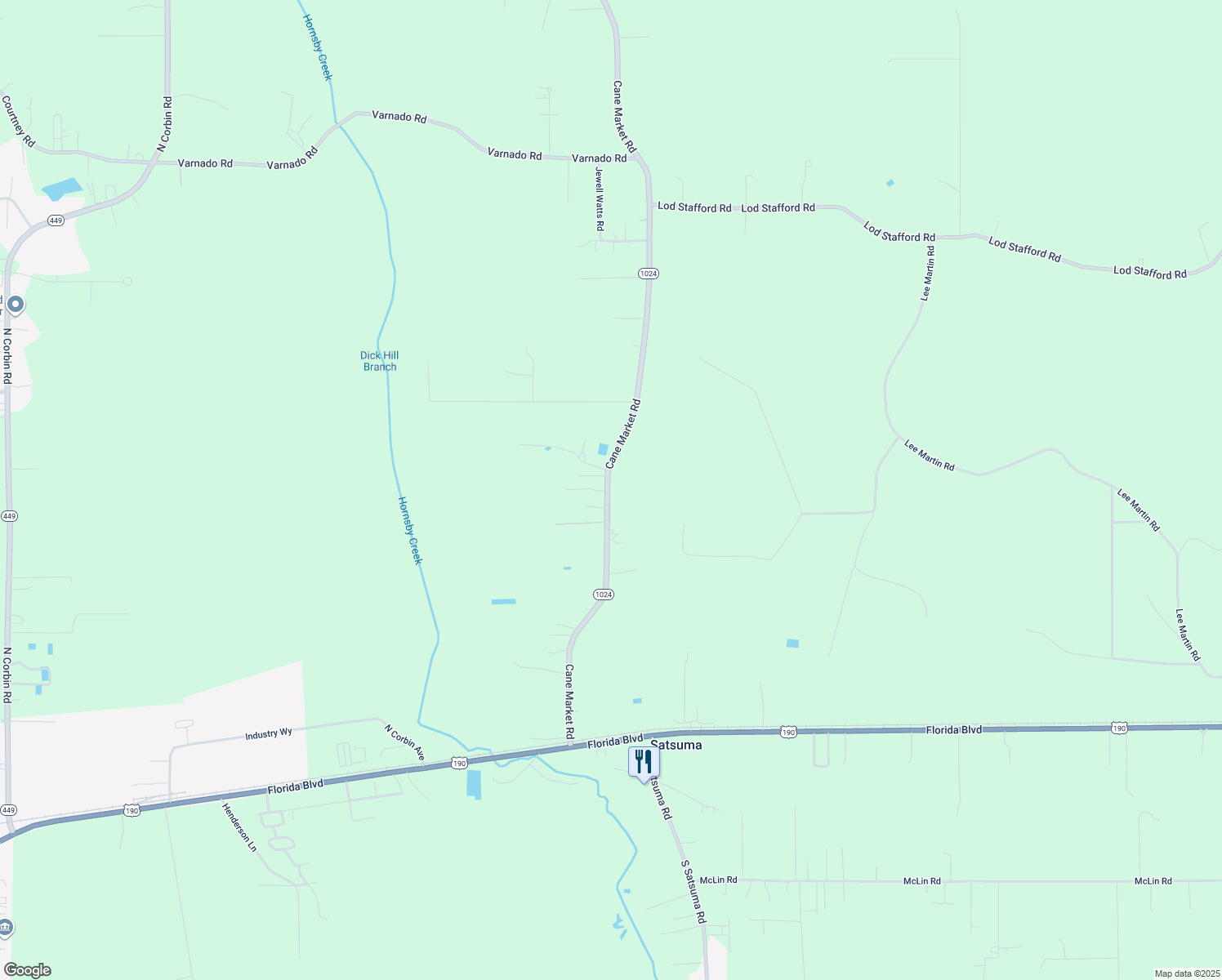 map of restaurants, bars, coffee shops, grocery stores, and more near 30372 Cane Market Road in Walker