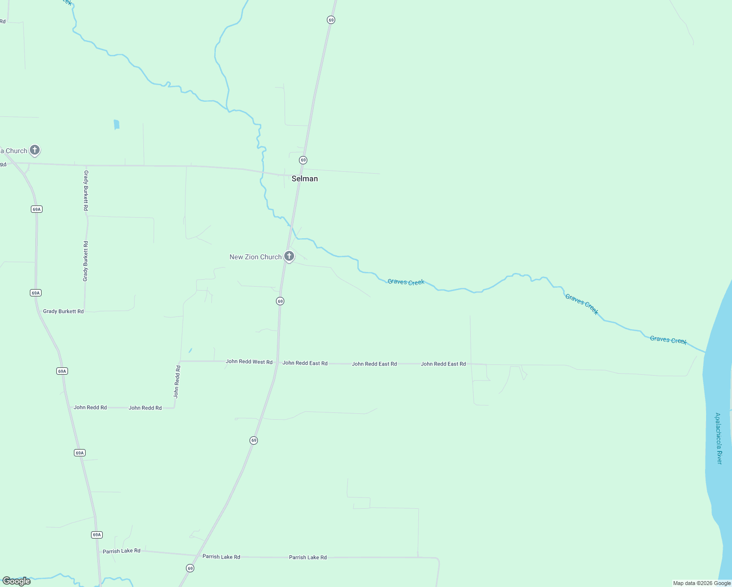 map of restaurants, bars, coffee shops, grocery stores, and more near 21547 M G Holley Road in Blountstown