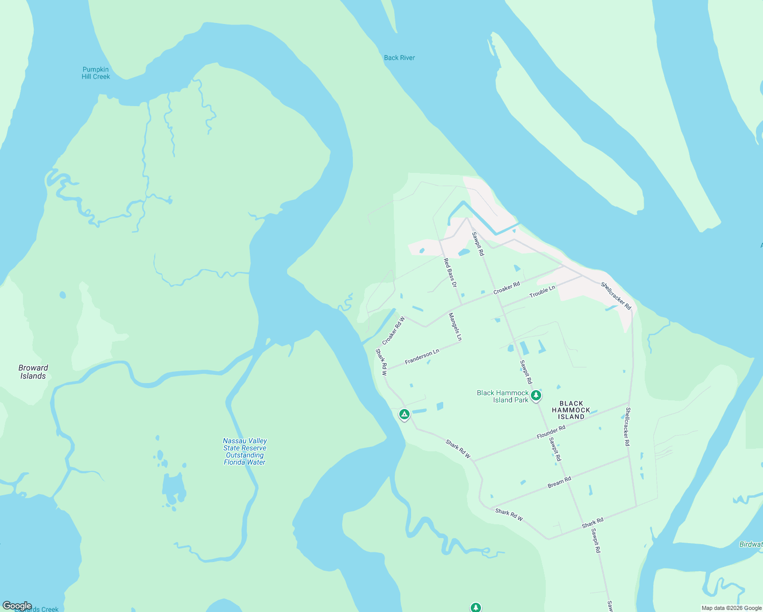 map of restaurants, bars, coffee shops, grocery stores, and more near 16110 Baker Lane South in Jacksonville