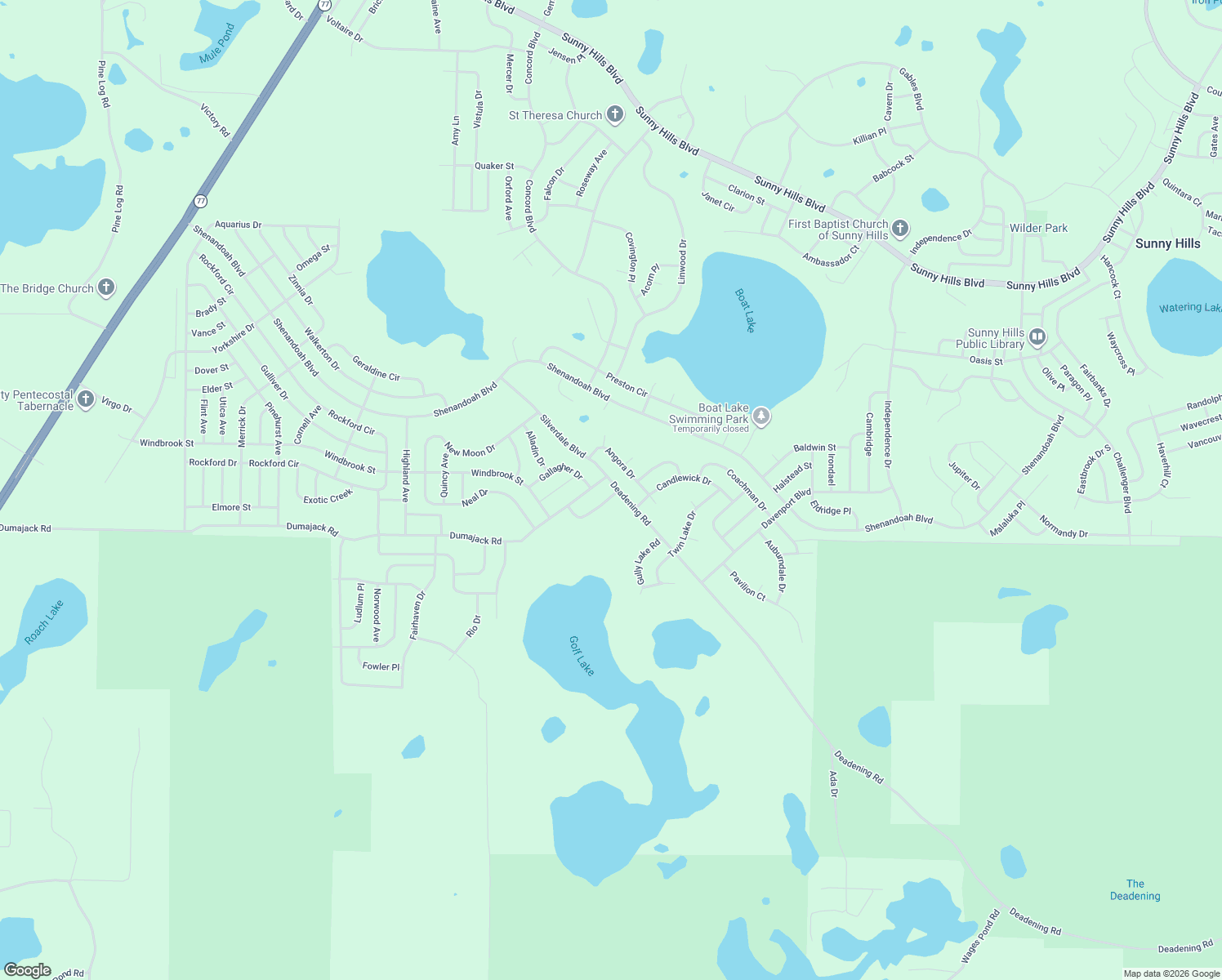 map of restaurants, bars, coffee shops, grocery stores, and more near 2124 Colmart Drive in Chipley