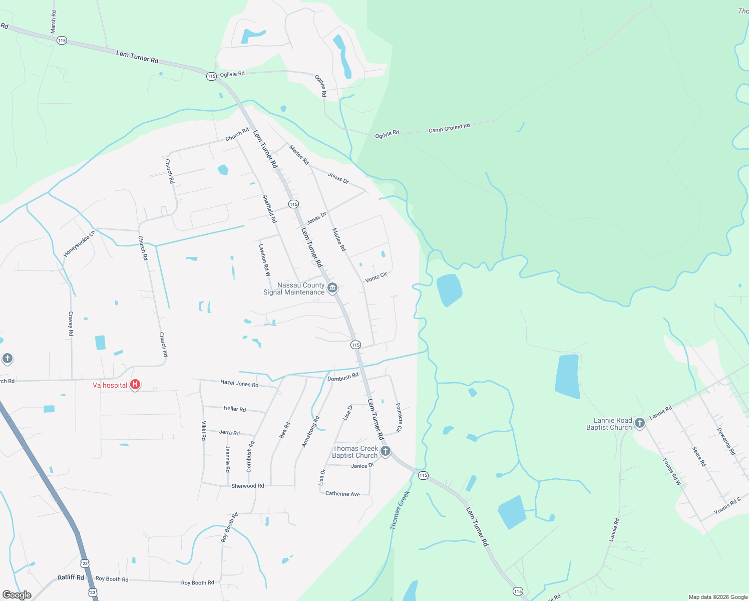 map of restaurants, bars, coffee shops, grocery stores, and more near 54110 Marlee Road in Callahan