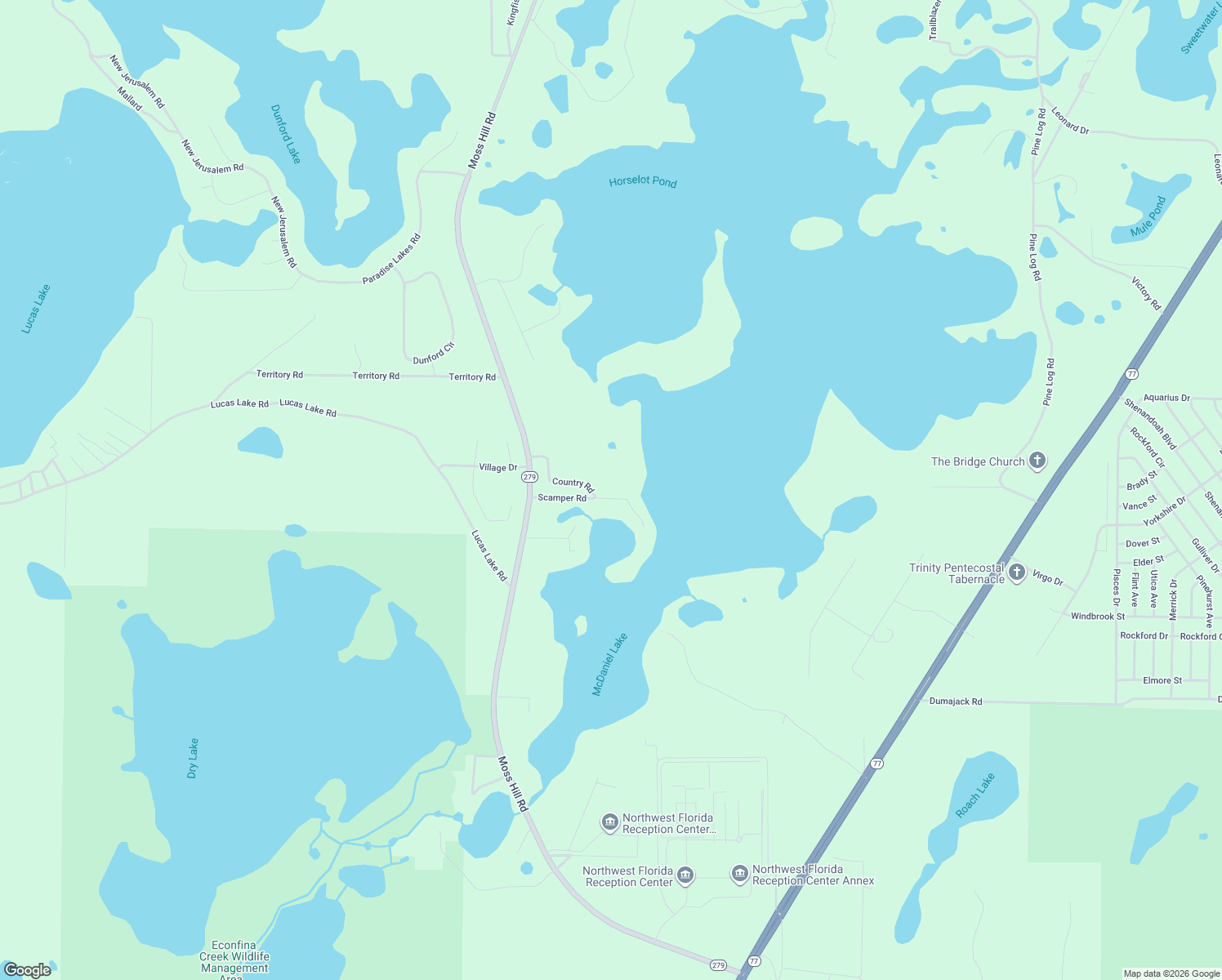 map of restaurants, bars, coffee shops, grocery stores, and more near 2658 Country Road in Chipley