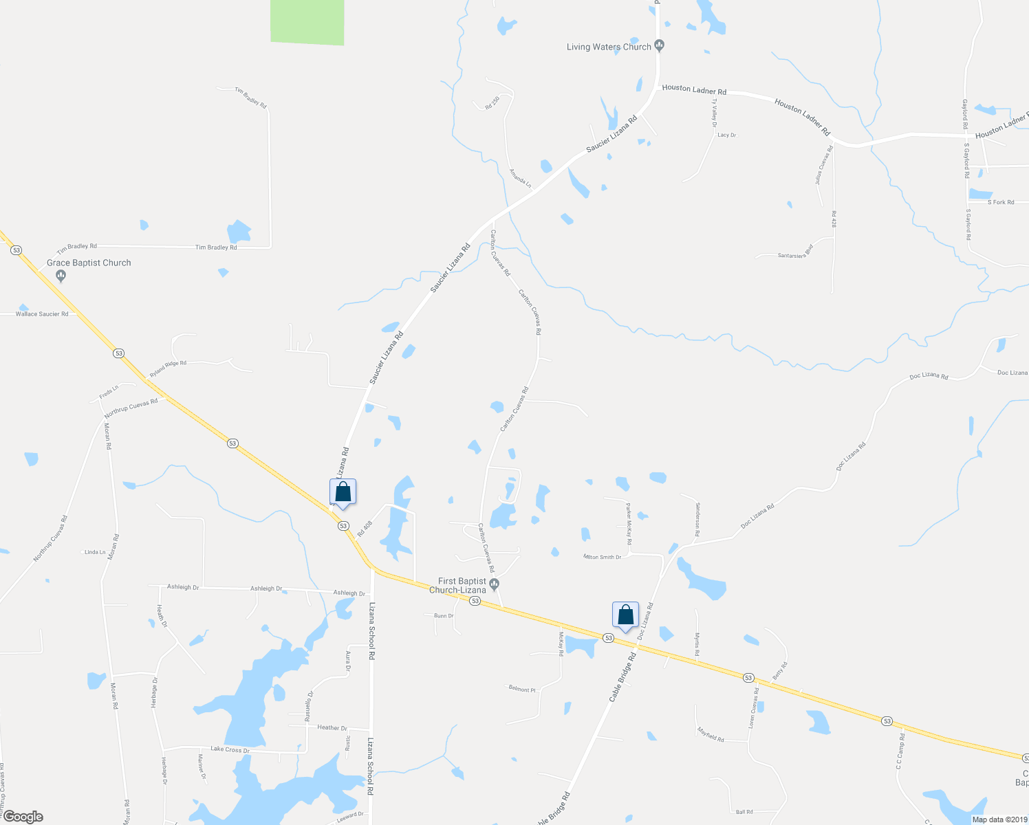 map of restaurants, bars, coffee shops, grocery stores, and more near 17321 Carlton Cuevas Road in Gulfport