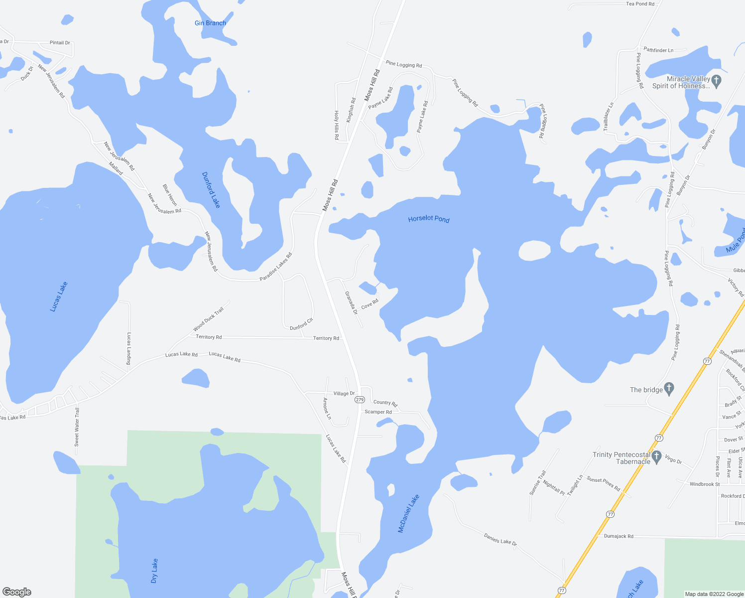 map of restaurants, bars, coffee shops, grocery stores, and more near 2720 Cove Road in Chipley