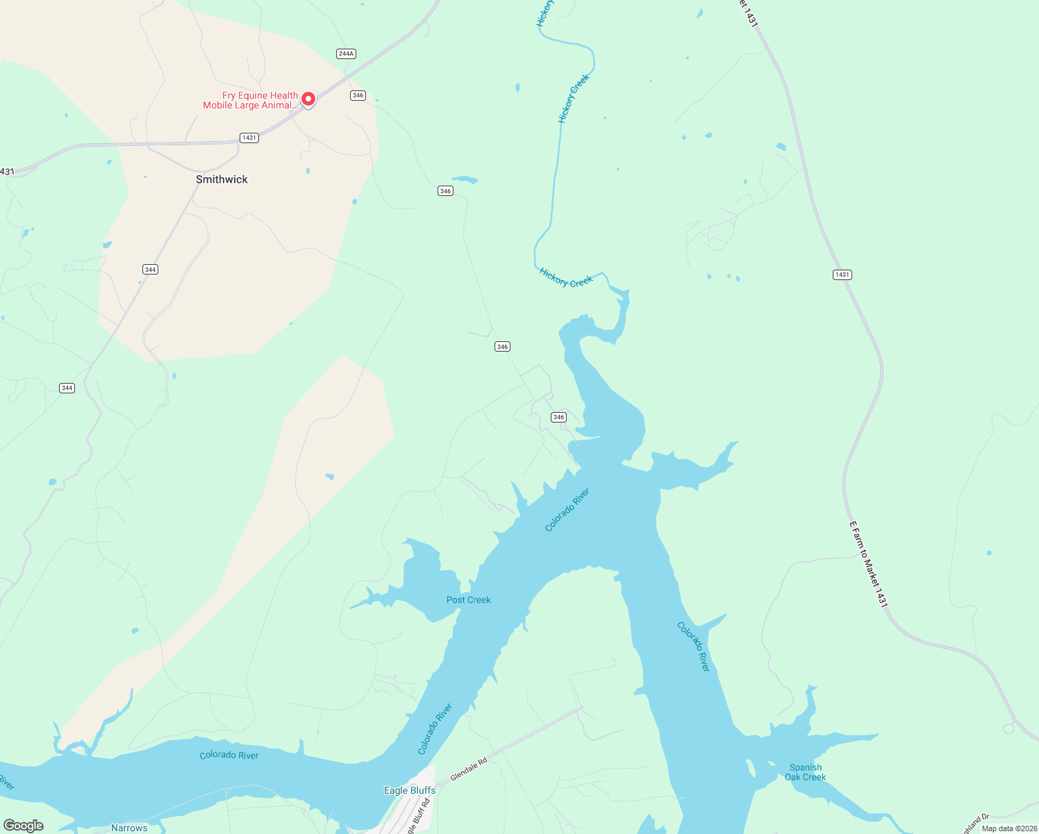 map of restaurants, bars, coffee shops, grocery stores, and more near 1602 Hickory Creek Road in Marble Falls