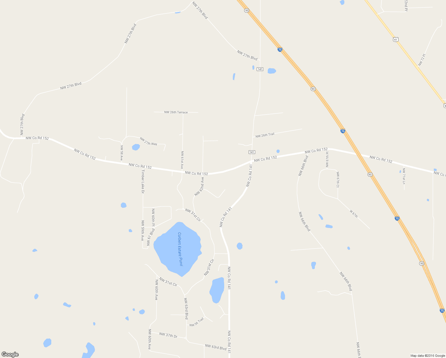 map of restaurants, bars, coffee shops, grocery stores, and more near 7029 Northwest County Road 152 in Jennings