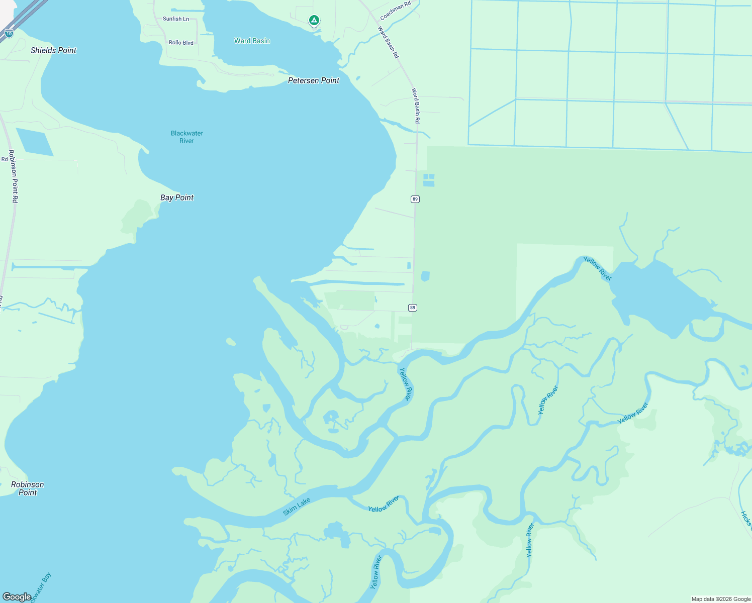 map of restaurants, bars, coffee shops, grocery stores, and more near 8124 Couey Road in Milton