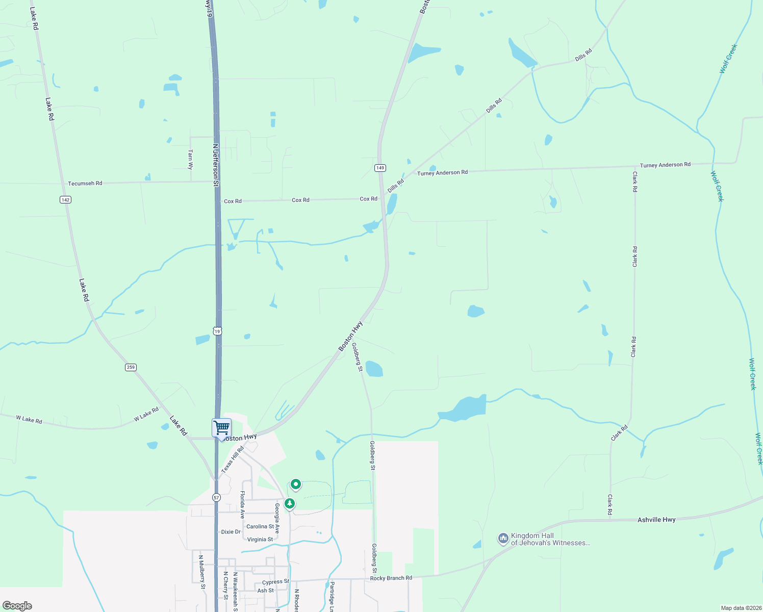 map of restaurants, bars, coffee shops, grocery stores, and more near 1070 Boston Highway in Monticello