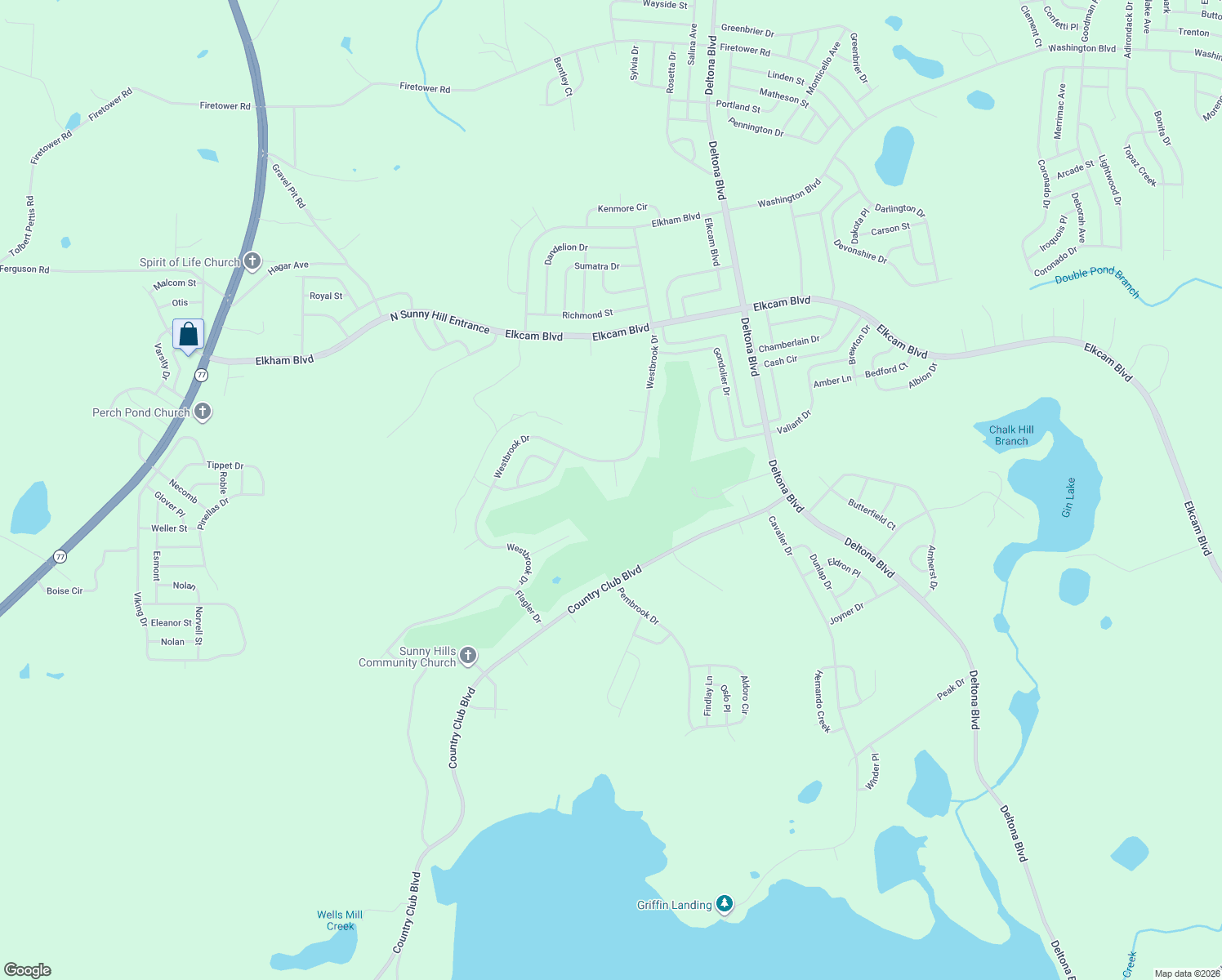 map of restaurants, bars, coffee shops, grocery stores, and more near 3568 Villa Court in Chipley