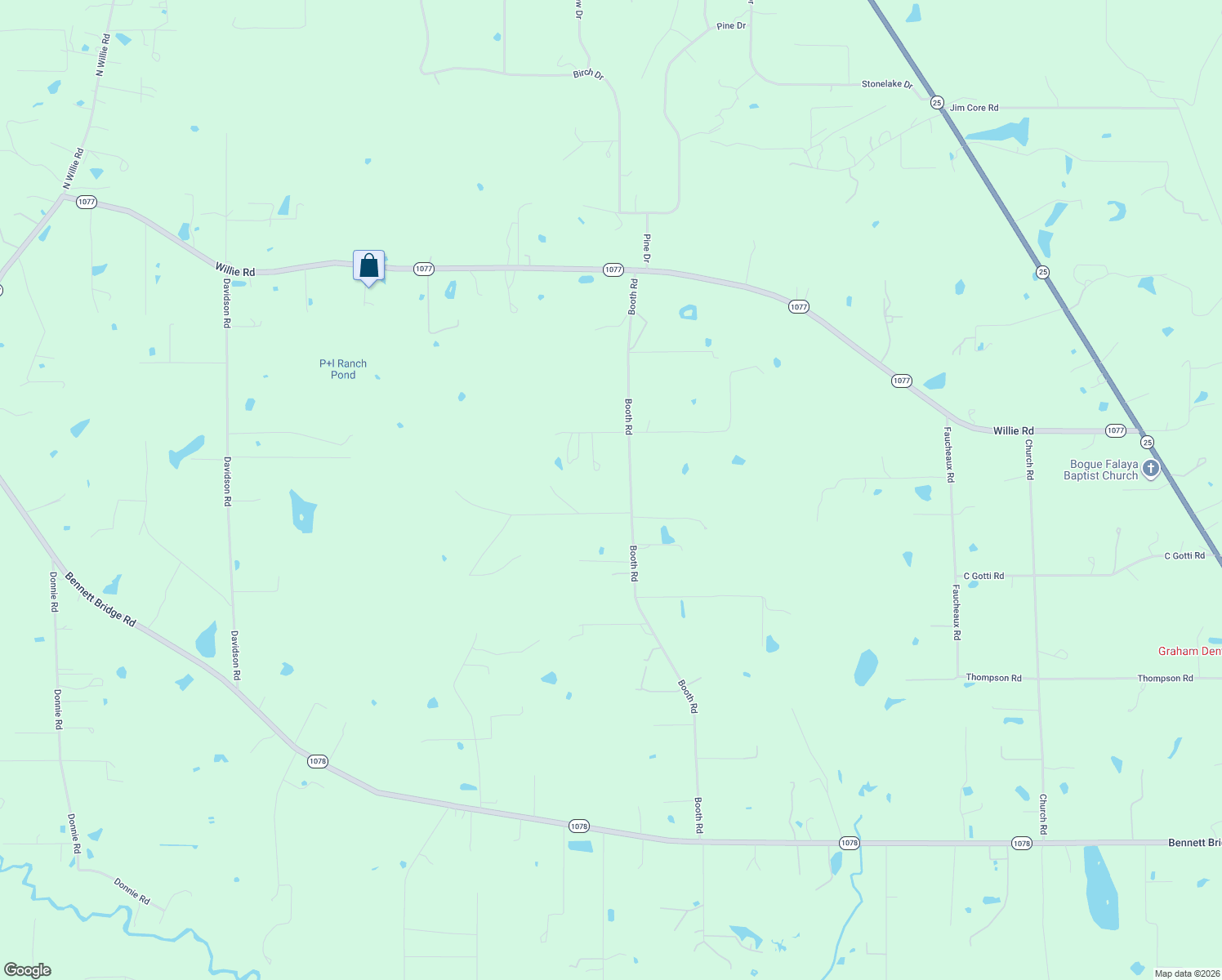 map of restaurants, bars, coffee shops, grocery stores, and more near 78603 Booth Rd in Folsom