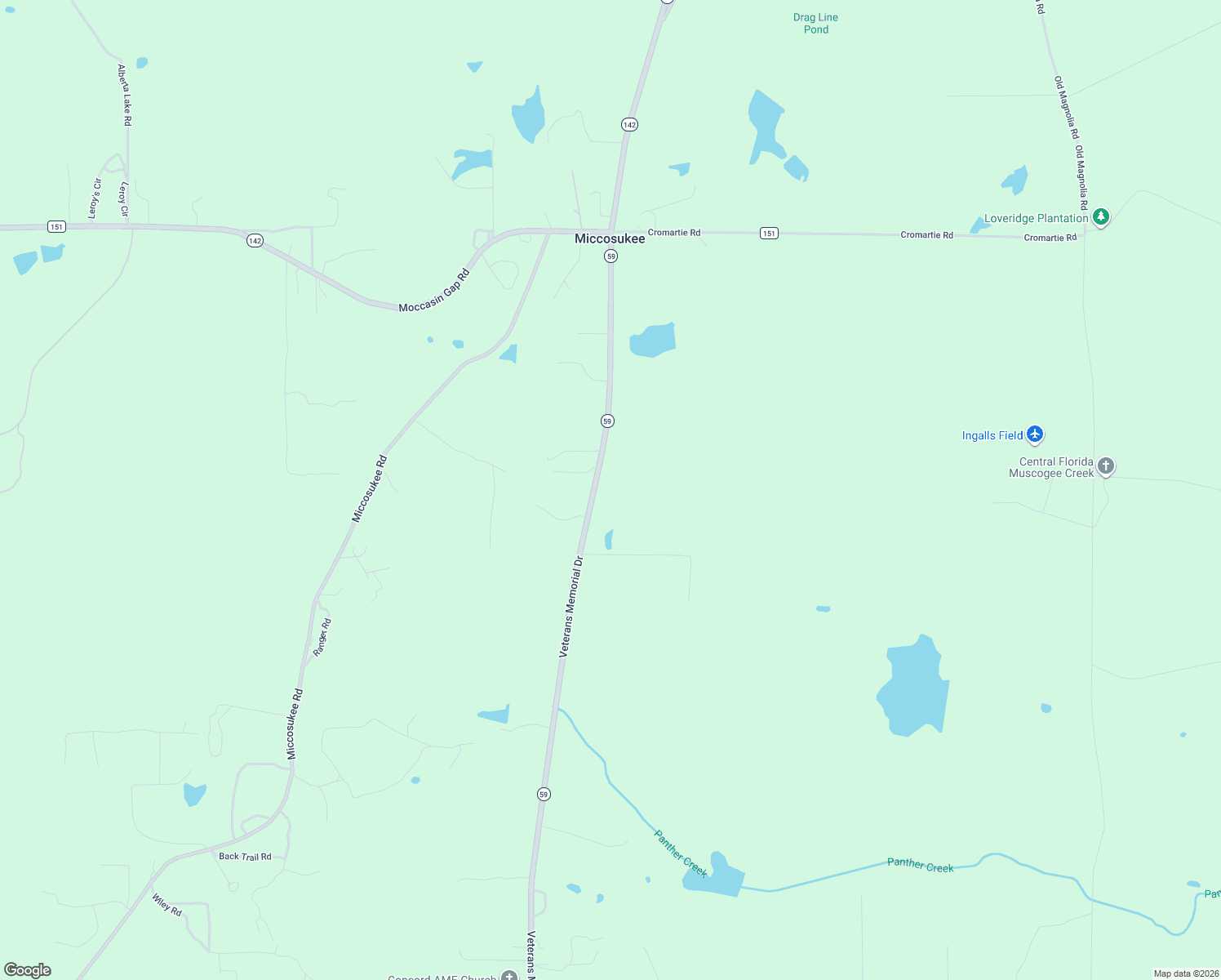 map of restaurants, bars, coffee shops, grocery stores, and more near 8219 Veterans Memorial Road in Tallahassee