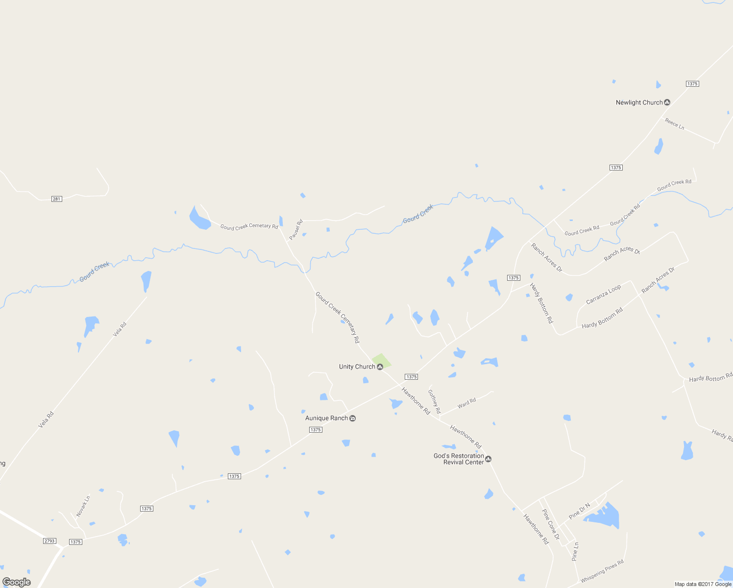 map of restaurants, bars, coffee shops, grocery stores, and more near 62 Gourd Creek Cemetary Road in New Waverly