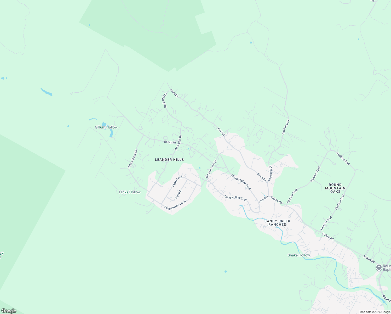 map of restaurants, bars, coffee shops, grocery stores, and more near 25009 Ranch Road in Leander