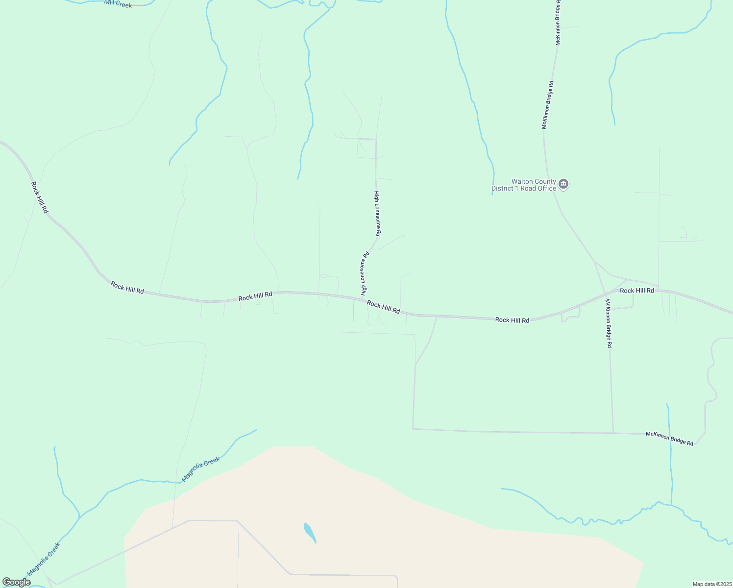 map of restaurants, bars, coffee shops, grocery stores, and more near 22 High Lonesome Road in DeFuniak Springs