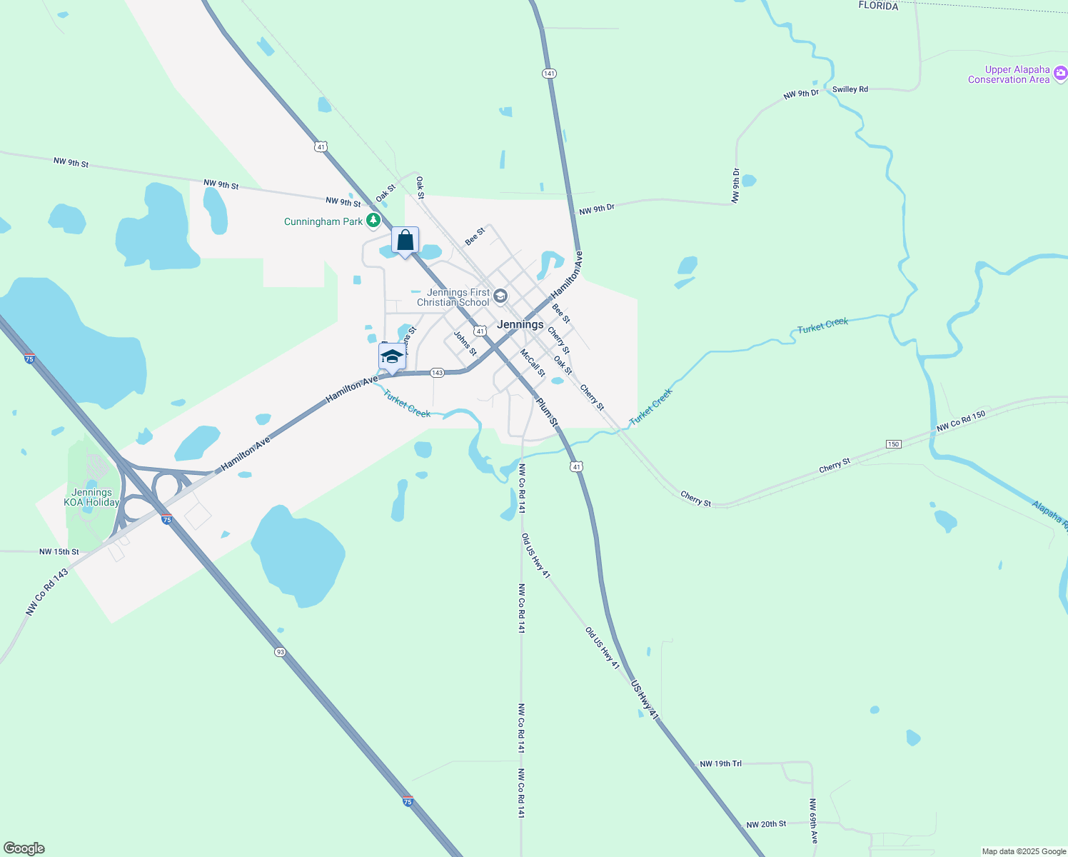 map of restaurants, bars, coffee shops, grocery stores, and more near 1538 McCall Street in Jennings